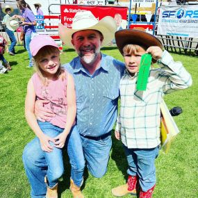 Well Cecil had a fantastic time being the MC for the Zachary Wild West Little Sticks Rodeo this morning!  66 contestants showed up ready to ride and rope, hammer and paint….they had a blast!  Dan Klein to say you have pivoted from the big rodeos to this big impact today would be an understatement sir!  All these kids will remember this forever!  Of course we couldn’t have done it without the legend himself, Mr. Joe Pete Maryman!  Let’s do it bigger next year fellas! ????????????????
Call us this