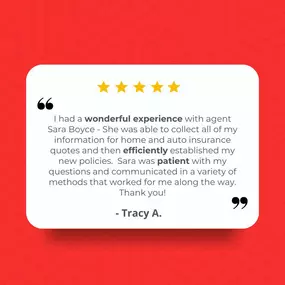 Thank you for choosing us! It's excellent to hear that you were happy with your experience and our team! We will pass this along to Sarah!