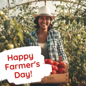 Happy Farmer's Day! Did you know that State Farm was founded by a retired farmer? George J. Mecherle started by offering auto insurance to farmers at better rates than his competitors. A big thank you to the ones who started this amazing company!