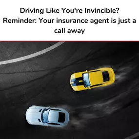When you realize your insurance agent is just a phone call away, but you’ve been driving like nothing can stop you. We’re here for you, but please stay cautious on the road!