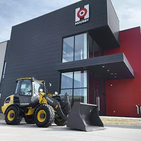 Housby Building Exterior Featuring Volvo Equipment