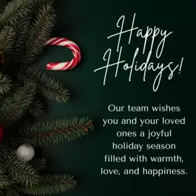 Wishing you and your family a wonderful holiday season!