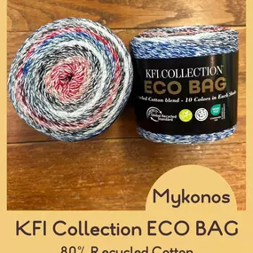 ✨June’s Monthly Makers’ League Kit: the June Bug Bag ????????
This yarn had “Makers’ League” written all over it. ????
What’s more perfect for a summer project than a bag?
☀️ Big enough for your WIP
????️ Handy for a farmers market stroll
???? Cute enough to pair with your fave summer outfit
♻️ The yarn is eco-awesome — 80% recycled cotton, 20% recycled polyester. Durable, soft, and sustainable!