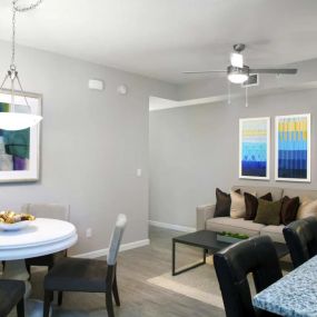 Dining and Living Area at Portofino Landings Apartments