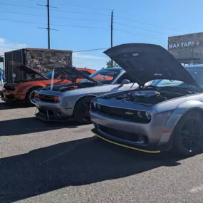 What a great way to spend part of your Sunday! A great variety of cars showed up at the Sixth Annual Charity Car Show by the Highlands Ranch Hot Rodders.