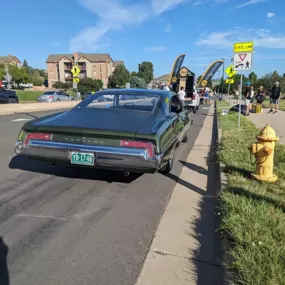 Getting staged for the Douglas County parade