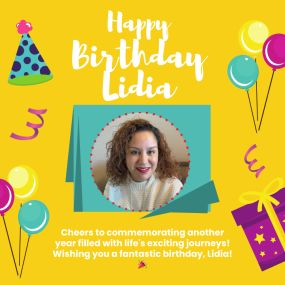 Happy Birthday, Lidia!
