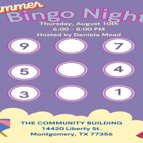 Daniela Mead - State Farm Insurance Agent
Summer Bingo night August 10th!