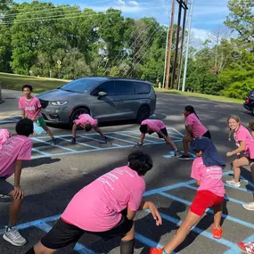 Flash Pride Rabbit Run 5k Karen sponsored in April.
 
Flash Pride is a boys running group at Pineville Elementary.  The 5k is used to raise money for the boys’ entry fees into local races and to help support the group.