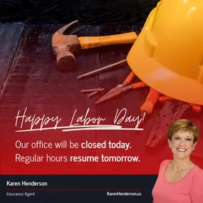 Happy Labor Day from Team Karen Henderson! ???????? Just a quick reminder that our office will be closed today in observance of the holiday. We hope you enjoy a restful and safe day with your loved ones. Regular office hours will resume tomorrow.
We look forward to serving you tomorrow!