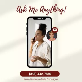 Don't hesitate to give me a call!