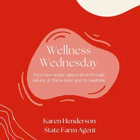 Happy Wellness Wednesday! Today, let's nourish our bodies and minds—how about trying a new recipe, taking a stroll through nature, or finding a quiet spot to meditate?