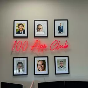 Shining a spotlight on our sales superstars with our new 100 App Club wall! Celebrating the agents who've gone above and beyond, submitting over 100 applications in a month. Their dedication fuels our success!