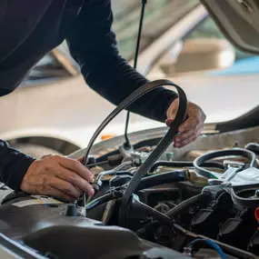 Car timing belt provided by Rainbow Rubber & Plastics