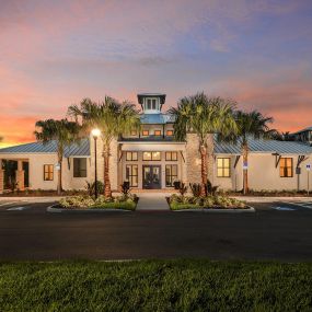 Amenity center at new construction community in Tampa, Waterset by Pulte Homes.