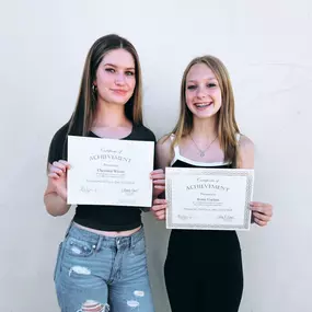 Congrats to these two State Farm girlies for receiving Academic Achievment Awards this week at Amador High! We are so proud of their freshman year success! Keep on shining ladies! @cheyenne_wilsonnn @kali.wilson.84 @chandrauselton #award #success #freshmanyear