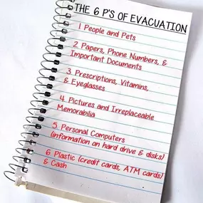 6 Tips of Evacuation!