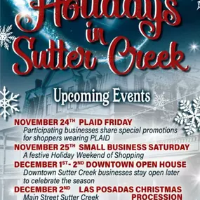 More small town fun! #plaidfriday #holidays #shopping #smalltownfun #suttercreekca