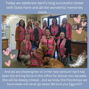 Stop by today to say farewell to our amazing April Green!!!