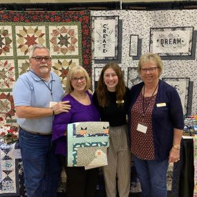 Some before & after from the quilt show last weekend! Thanks to all who stopped by.