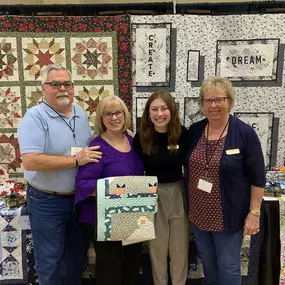 Some before & after from the quilt show last weekend! Thanks to all who stopped by.