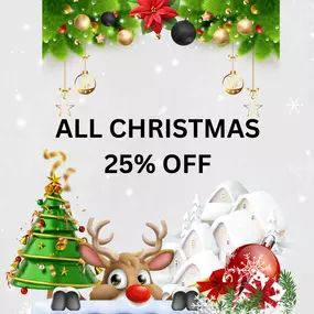 All Christmas 25% Off