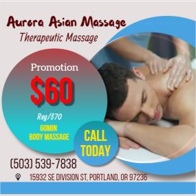 Here at Aurora Asian Massage, we love being a part of helping 
taking part in peoples wellness and a better life.