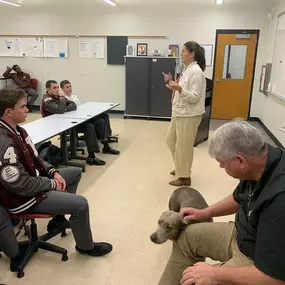 I was honored  to have the opportunity to speak to the Cadets in Mrs. Robyn Iannone’s business classes at the Benedictine Military School about the world of insurance!