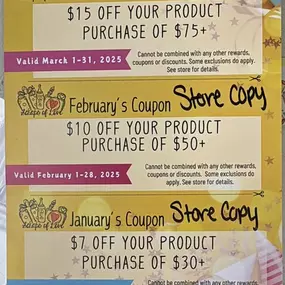 Last call! For our coupon books they are ONLY available until February 1st. Coupon books are just $15 and will save you more than that in two visits! All coupons are $$ off your purchase.

#papercrafting #craftydeals #CraftDeals #alwaysnewproducts