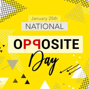 Happy Opposite Day, everyone! Today, let’s flip the script—joyful frowns and silly seriousness abound! Wear your clothes inside out, swap “hello” for “goodbye,” and savor ice cream for breakfast! Embrace the quirky vibes with laughter and love. What’s your favorite Opposite Day tradition? Share below!