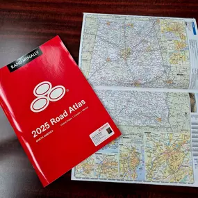 Take us with you wherever you go! Make sure to stop by our office 04/22 to pick up your 2025 Road Atlas!