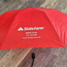 Rain or shine, we’ve got you covered! Come on down and stay protected with Sheila Curtis, your friendly local State Farm Agent. We offer reliable coverage, a warm smile, and friendly service under every umbrella!
We can’t wait to see you today to get your umbrella!