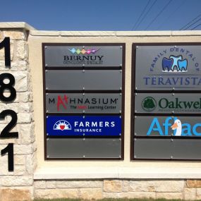 Family Dental of Teravista in Georgetown TX, office road sign