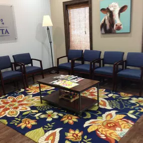 Family Dental of Teravista in Georgetown, office waiting area

Family Dental of Teravista
1821 Westinghouse Rd. Suite 1130
Georgetown, TX 78626
512-843-2441
https://familydentalofteravista.com