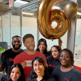 Can’t believe it’s already been 6 years at our EaDo office! Huge shoutout to our amazing team at Angelica Vasquez State Farm!