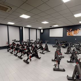 Group cycling studio at Hinckley Leisure Centre