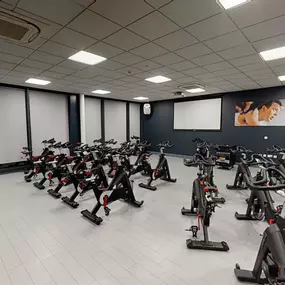 Group cycling studio at Hinckley Leisure Centre