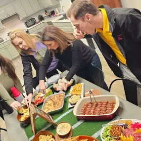 It's a busy time here in South Louisiana!! Between celebrating Mardi Gras ???? and Big Game ???? parties ... we decided to have a classic State Farm bundle here at our office. We had king cakes and finger foods + lots of  Mahomes / Kelce aka: MaAuto predictions.