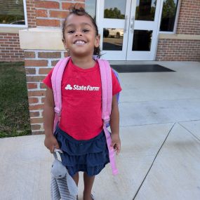 She picked out her first day of school outfit herself!