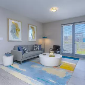 Living Area at Icon One Daytona