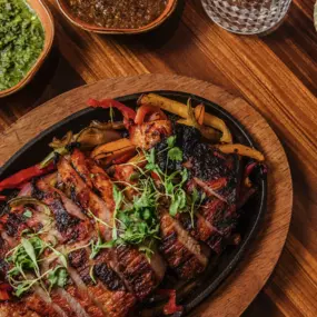 Al Pastor Pork Fajitas - Dinner Menu