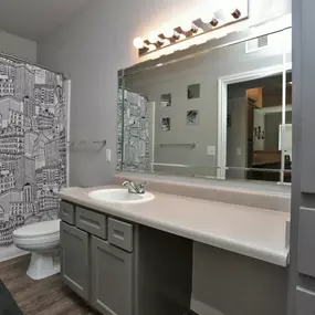 Model bathroom