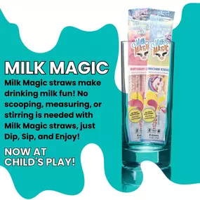 Milk Magic provides a fun and flavorful experience. These candy-flavored straws have less than six grams of sugar.