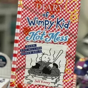 ✨Guess what was just released today? ✨Diary of a Wimpy Kid: Hot Mess is now available in our stores!✨#newrelease #kidlit