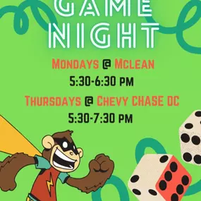 ????Who’s ready for some fun tonight? ???? Starting this week, we are bringing back our Game Nights - every Monday at McLean and every Thursday at Chevy Chase DC!

Let us know in store if you have a particular board game or card game you want to play with one of our game experts!

All ages welcome.