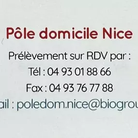 Bild von BIOGROUP BIOESTEREL - Pôle Domicile Nice