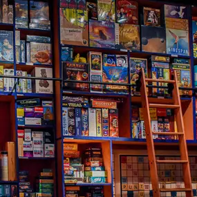 Enjoy access to our expansive board game library, an on-site game sommelier, and a full-service bar and kitchen. Perfect for friends, family, or corporate gatherings.