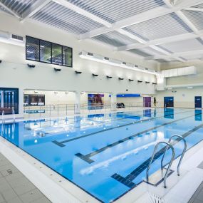 Main pool at Tewkesbury Leisure Centre