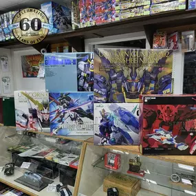 We just received a big restock of Gundam kits!
Just in time for Hobbyfest! Get yourself a kit to enter the Hangar 49 build contest, which will be held at Hobbyfest this year!
Come in and check out this great selection!