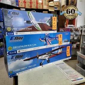 Horizon Hobby has some great planes on sale for their pilots wanted deals! 
The Umx Conscendo, Decathlon, and the Turbo timber sws are a just a small selection of the planes on  sale during this event!
Come on in, and we can get you flying and soaring into fun!